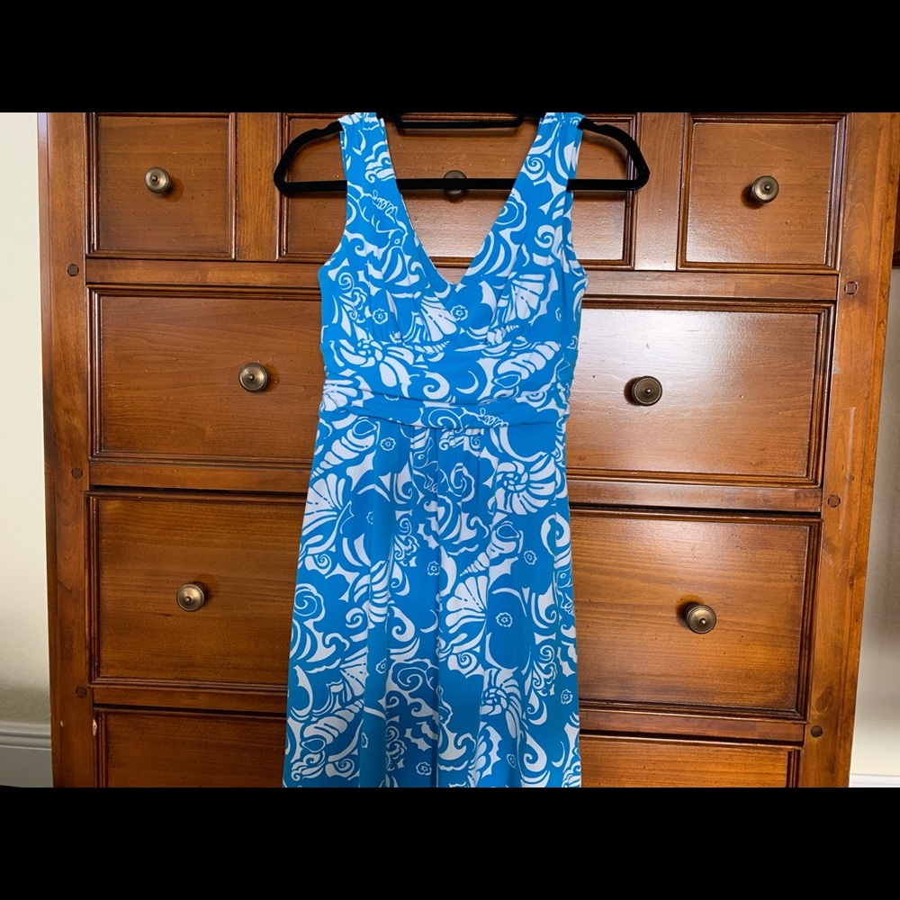 Lilly Pulitzer Blue and White Dress